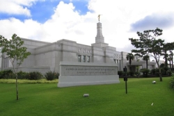 Um templo mórmon no Brasil
